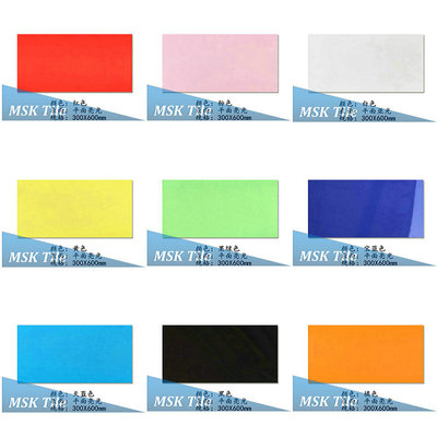 300X600mm纯色亮光瓷砖墙砖纯白色纯绿色纯黄色天蓝色宝蓝色橘色粉色红色墙砖